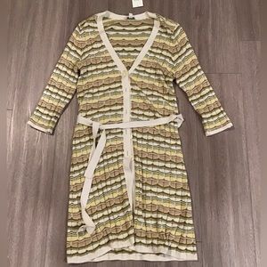 NEW J. Jill long cardigan with belt Size S